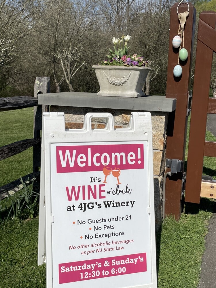 Jersey Shore Wine Country Weekends at 4JGs Garden State Wine Growers