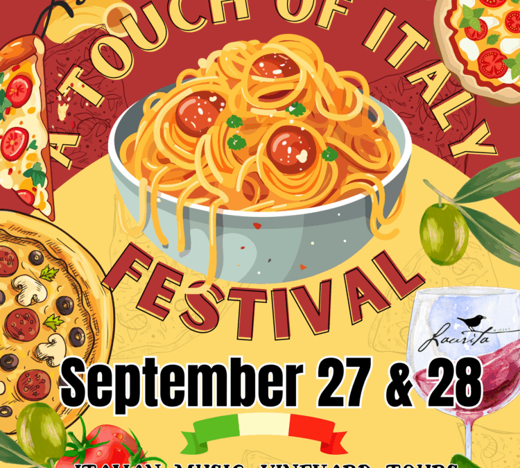 Italian Food Truck Festival at Laurita Winery Sept 27 and 28