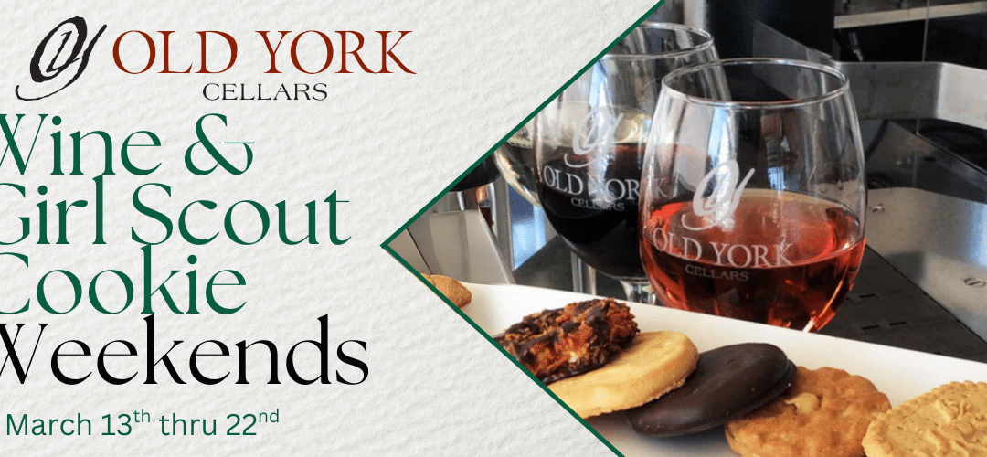 Wine and Girl Scout Cookie Pairing at Old York Cellars