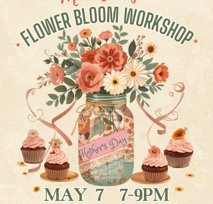 Flowers, Wine and a Good Time Workshop May 7 at Laurita Winery